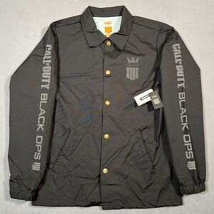 Call Of Duty Jacket Mens Small COD Black Ops 4 Windbreaker Supra Skate New